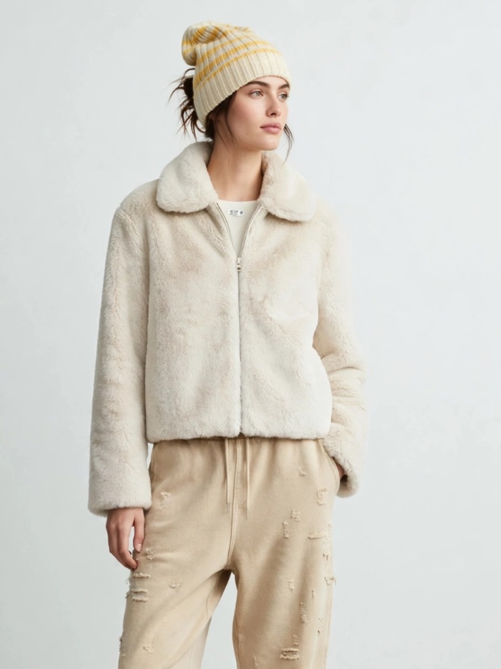 Ardene unworn furry jacket